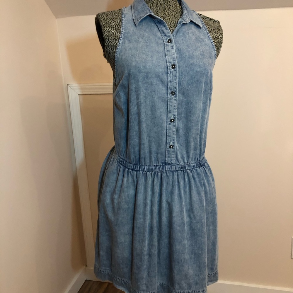 American Eagle Outfitters Sleeveless Denim Dress